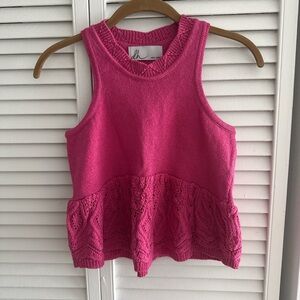Design History Pink Knit Tank